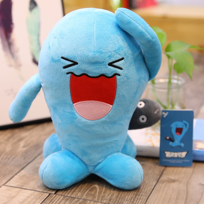 Gấu Bông Pokemon Wobbuffet Xanh Vui Nhộn (25 Cm)