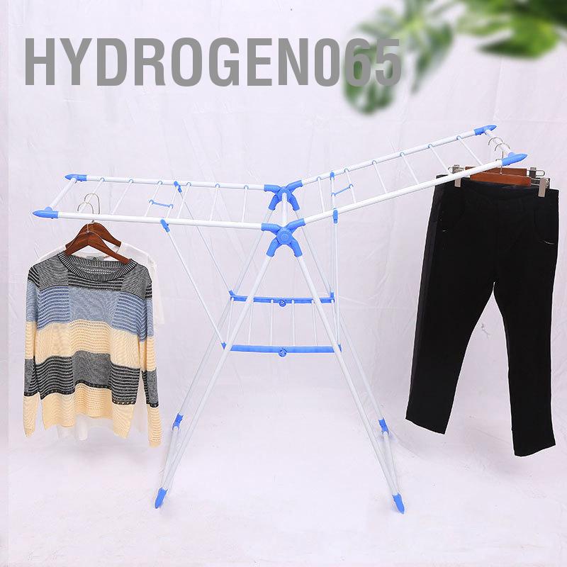 Giá phơi quần áo Ban công có thể gập lại Loại cánh Tiết kiệm không gian giặt cho ban ngoài trời Hydrogen065