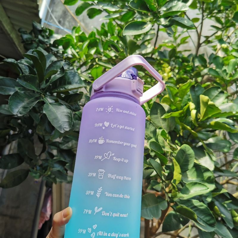 Bình đựng nước , Bình nước chia vạch 2 lít nhắc nhở uống nước