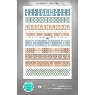 DECAL LINE TRANG TRÍ CHÂN CẦU THANG
