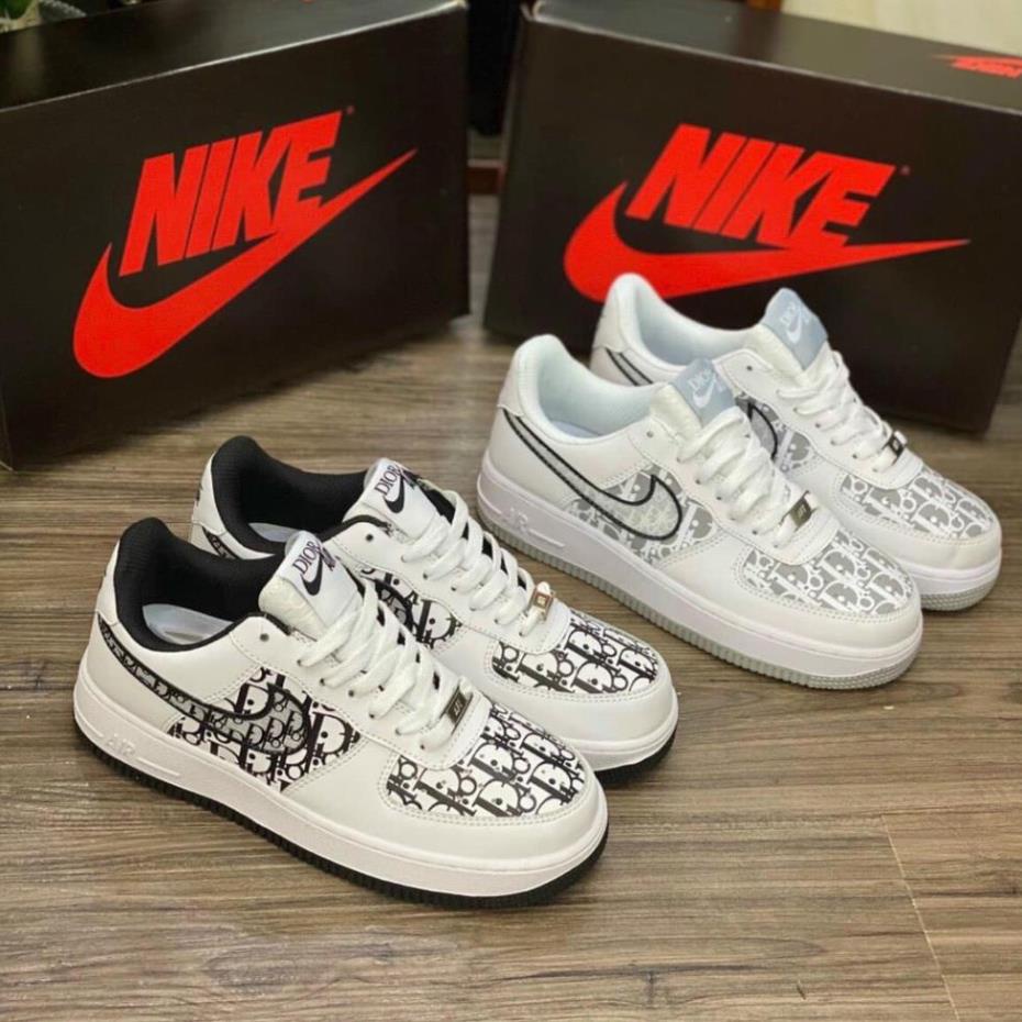 🖤 Giày thể thao AF1 độn đế trắng, xám, Giày sneaker nike_dior đế xám, đế đen nam nữ mới nhất 2022 🤼