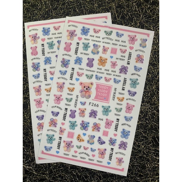 Sticker dán móng tay , nail sticker trang trí Mẫu Mới