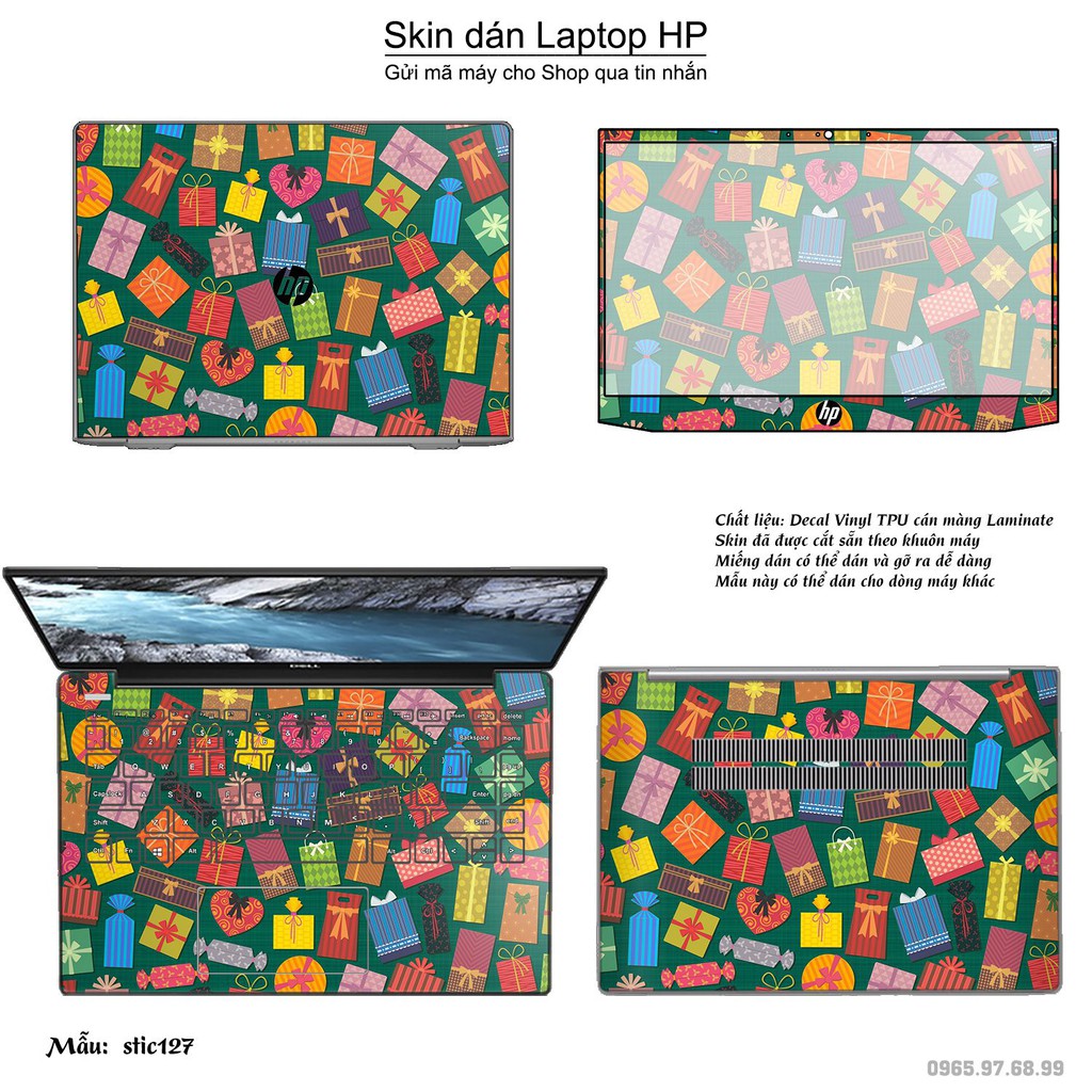 Skin dán Laptop HP in hình Hoa văn sticker nhiều mẫu 21 (inbox mã máy cho Shop)