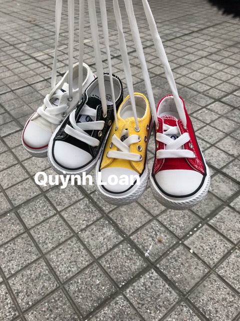Giày Convers cổ thấp cho bé