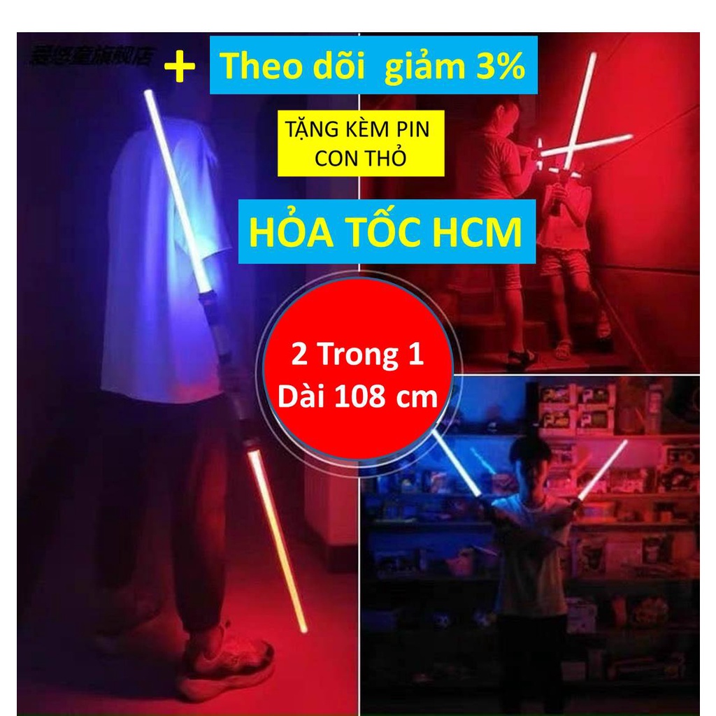 Kiếm Phát Sáng Katana 54 Cm - Kiếm Ánh Sáng - Đồ Chơi katana Nhựa Có Đèn và Âm Thanh