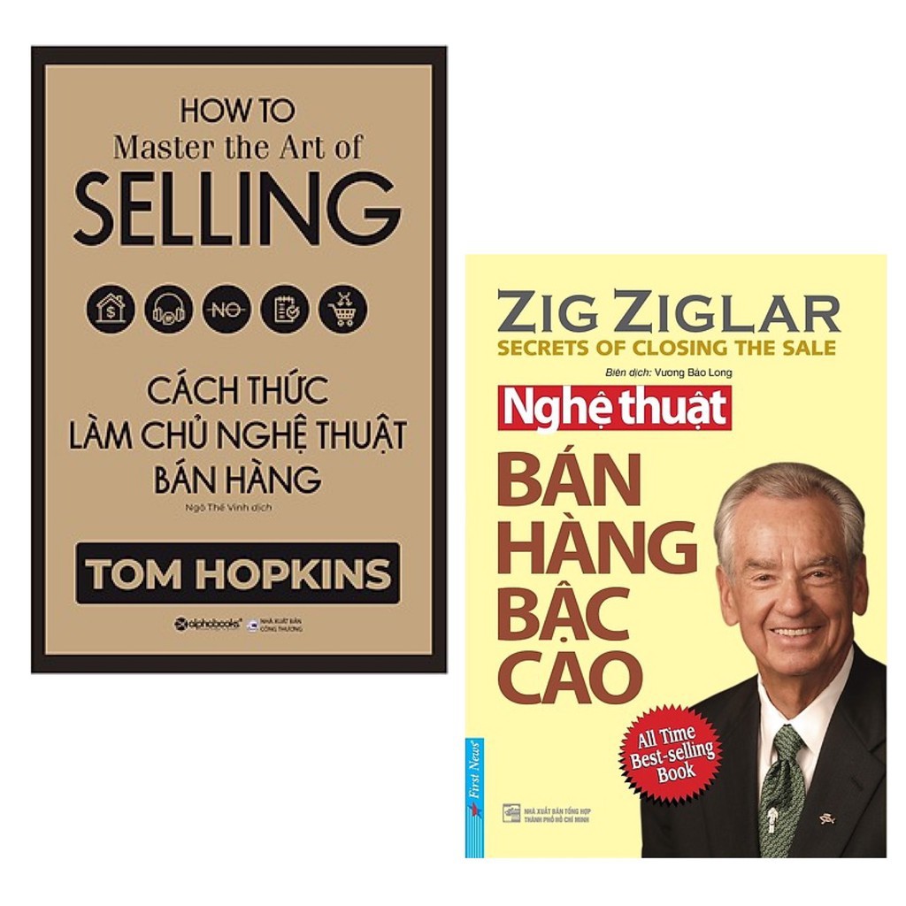 Sách - Combo Cách Thức Làm Chủ Nghệ Thuật Bán Hàng - Nghệ Thuật Bán Hàng Bậc Cao [Alpha-First News]