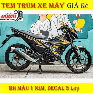 Tem trùm Satria Vàng Đen Thể Thao