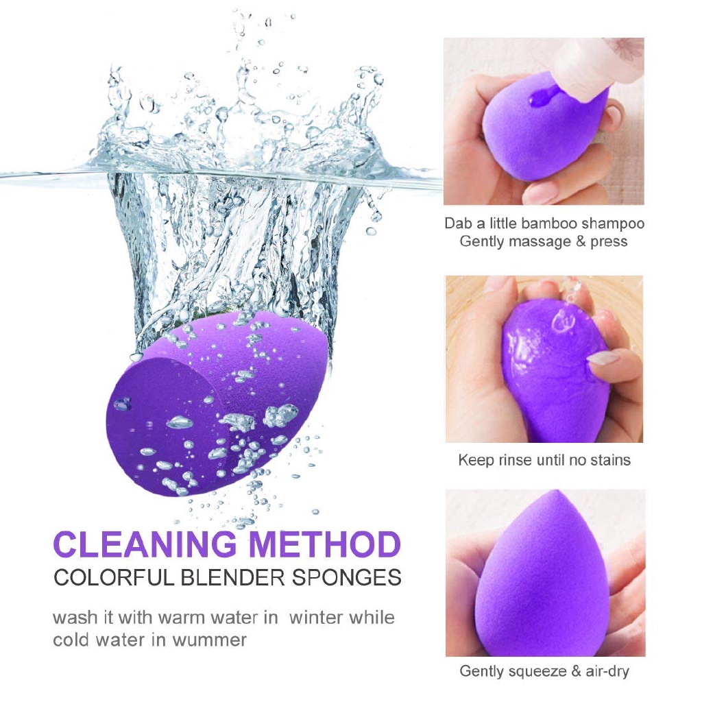 1 Mút Trang Điểm Mềm Mại Hình Giọt Nước Tiện Dụng