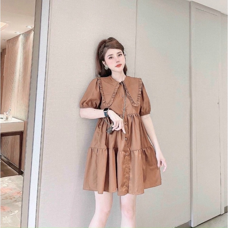 Váy đầm babydoll tiểu thư Elina