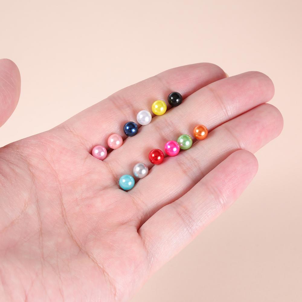 12 Đôi Bông Tai Ngọc Trai Giả Nhiều Màu 4 / 6 / 8mm 20g