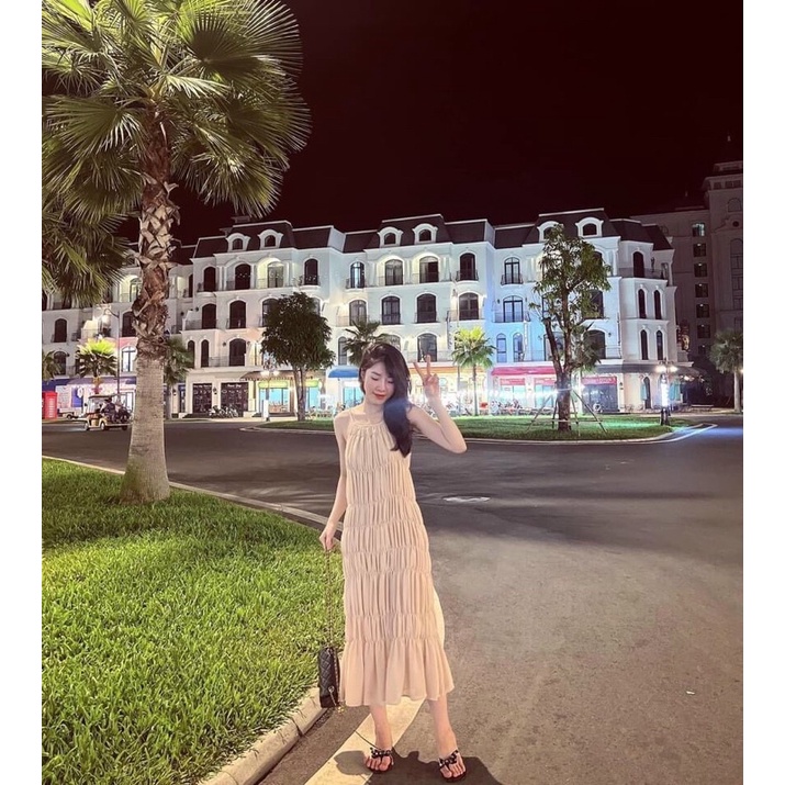 Váy tơ voan 2 lớp