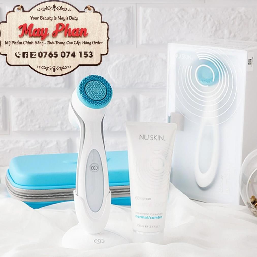 [BẢO HÀNH 2 NĂM] Máy Rửa Mặt Nuskin Ageloc Lumispa Nâng Cơ Trắng Mịn Đều Màu Da