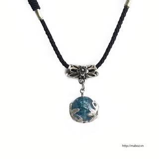 Dây chuyền stoneck ocean crystal charm bạc
