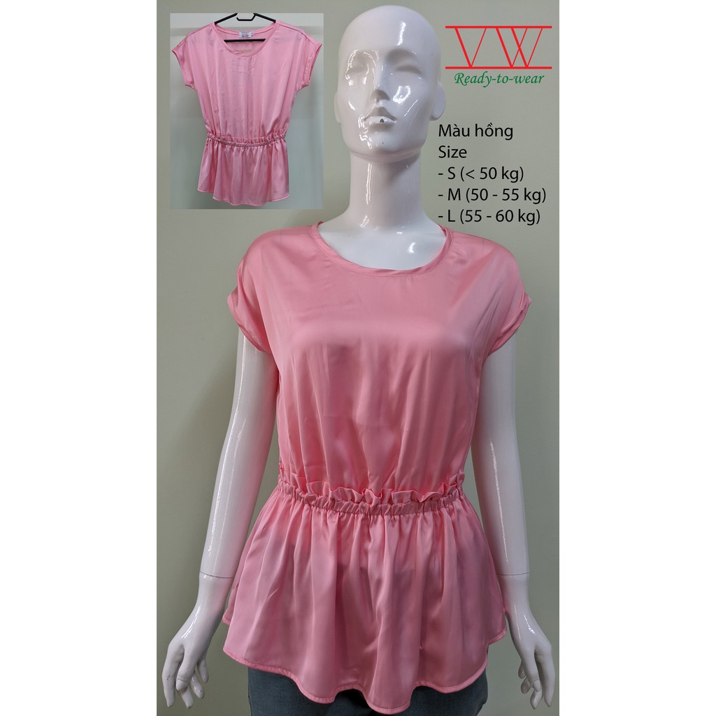 SALE - ÁO KIỂU PEPLUM NGẮN TAY