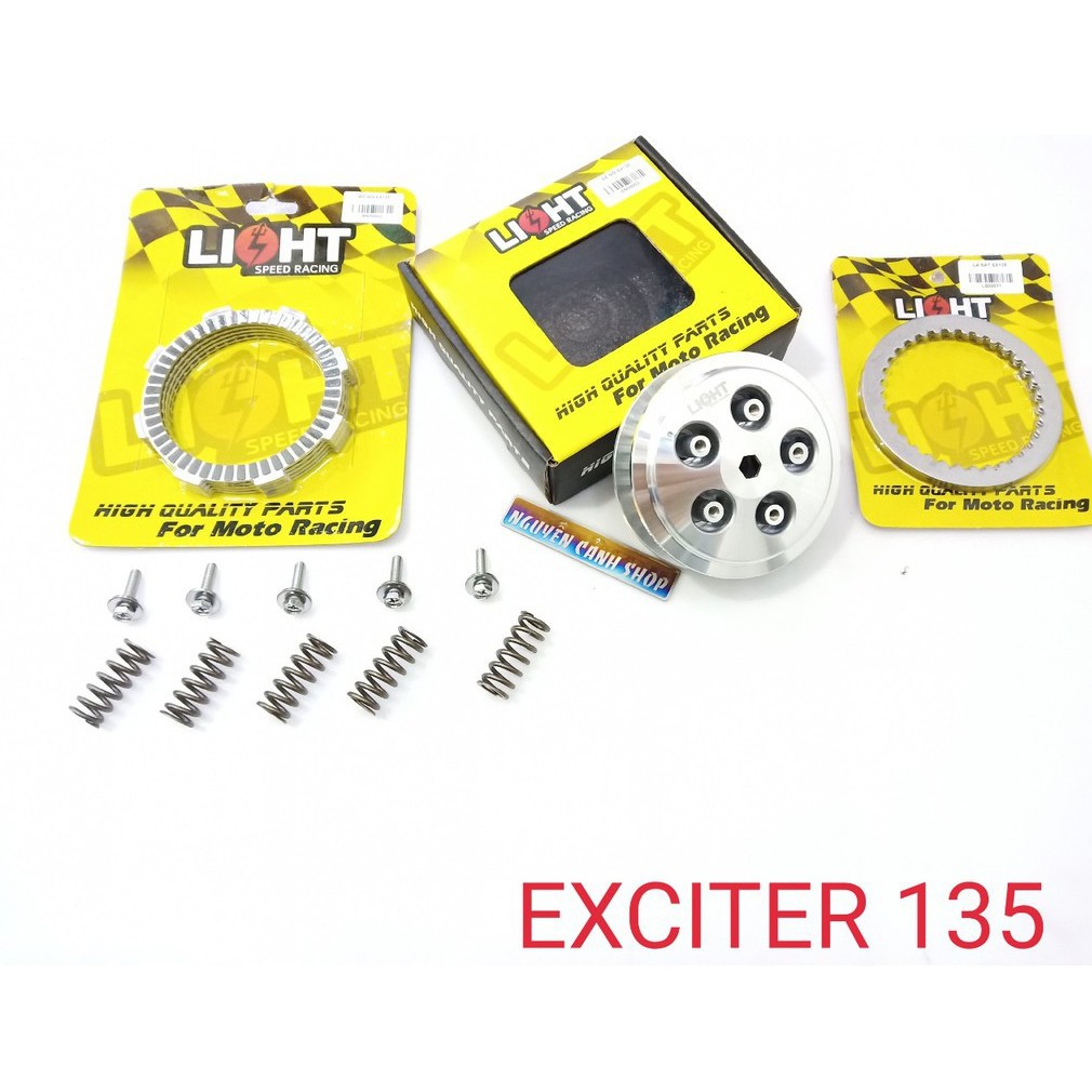 nồi 5 lò xo xe exciter 135 light full lá sắt bố lò xo