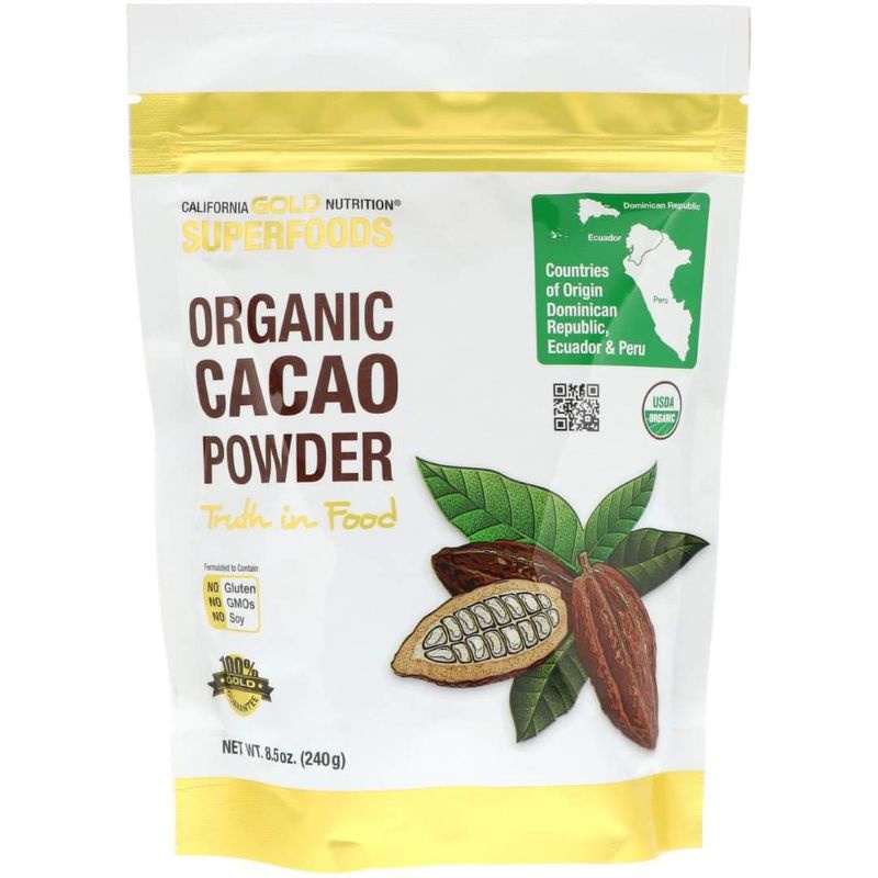 Bột cacao hữu cơ California Gold Nutrition