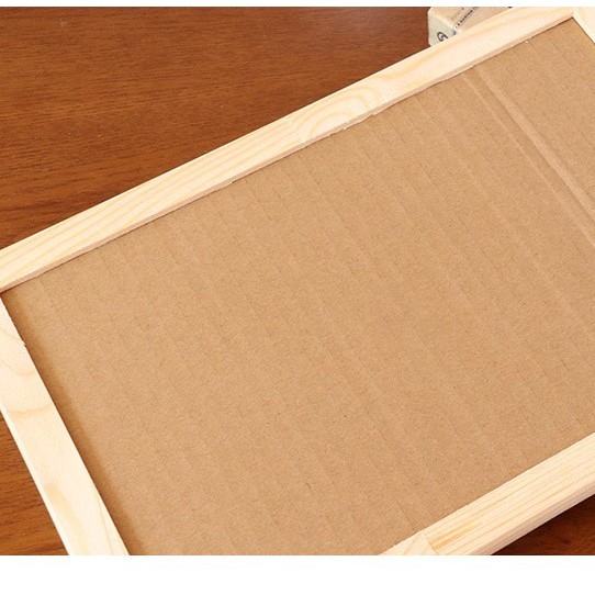 Bảng ghim gỗ bần  để bàn ghim ghi chú tranh ảnh decor bàn học và bàn làm việc