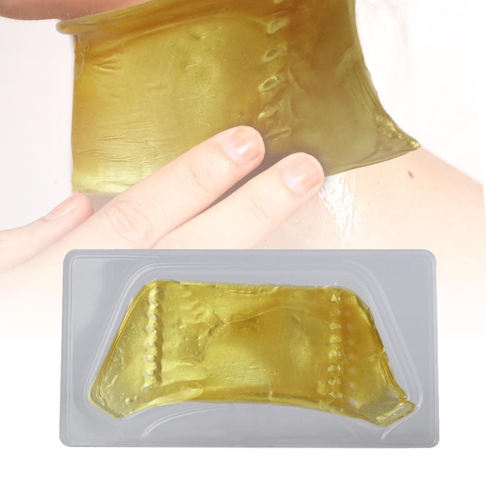 Natural Unisex Moisture Gold Neck Masks Personal Use Skin Care Neck Care Mask