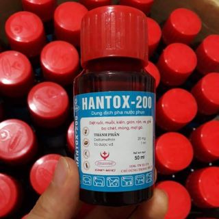 Hantox 200 diệt ruồi. muỗi. mạt gà. kiến .gián