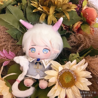 Doll không thuộc tính tóc tơ 20cm có sừng - Búp bê không thuộc tính 20cm có xương