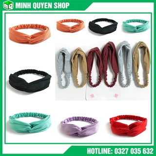 Băng Đô Thun Đan Chéo Thời Trang Hàn Quốc Năng Động/ Trẻ Trung Và Cá Tính