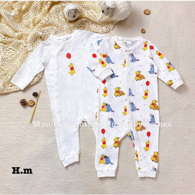 BODY SLEEPSUIT COTTON H&M SIZE 9M-3T