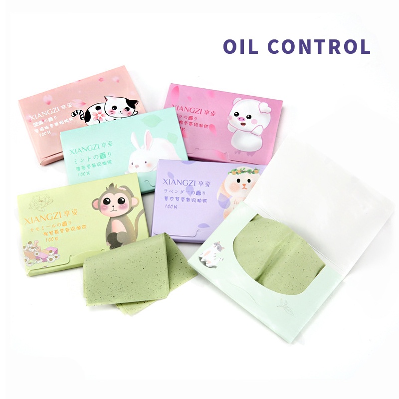 Bộ 100 tờ giấy thấm dầu SUMAX loại bỏ dầu thừa cho da mặt | BigBuy360 - bigbuy360.vn
