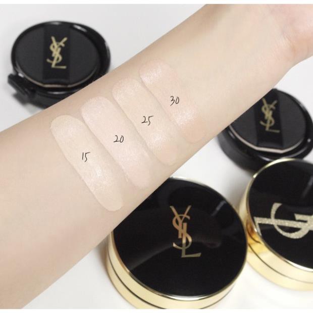 Lõi Phấn Nước YSL Le Cushion Encre De Peau Fushion Ink Foundation SPF 23/ PA++ Tone 20