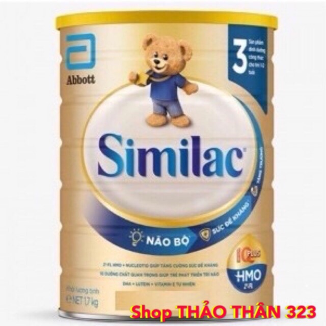 MẪU MỚI - Sữa Similac 3 Eye-Q 1.7kg HMO Gold