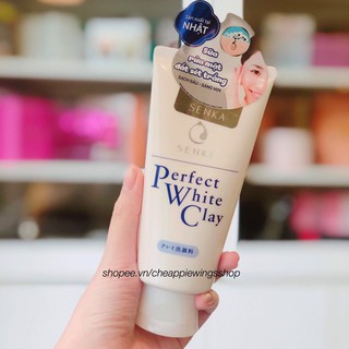 SENKA - Sữa rửa mặt đất sét Perfect White Clay 120g