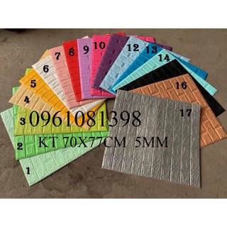 [Xả kho] xốp dán tường 5mm 70x77cm