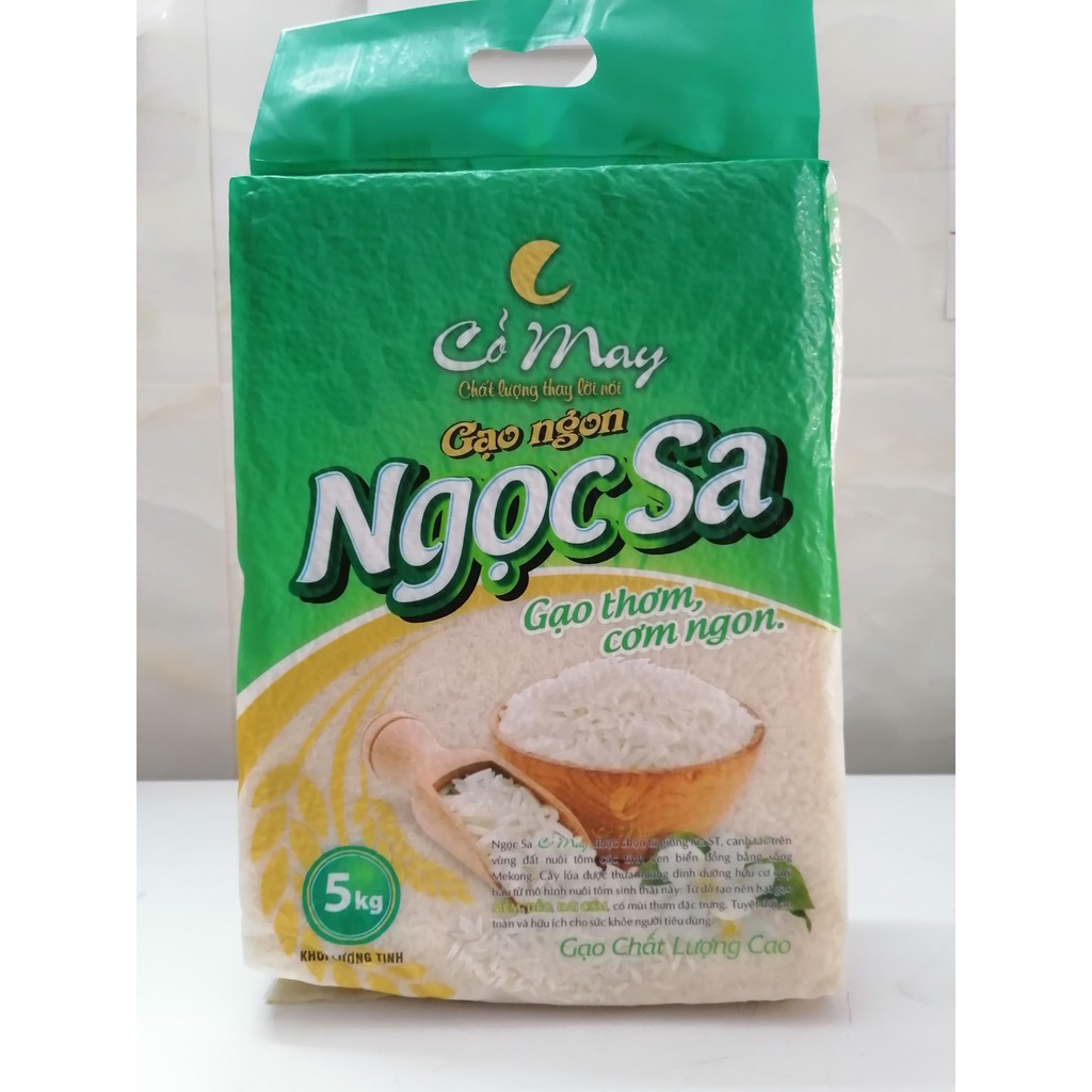 [5 Kg] Gạo ngon Ngọc Sa [VN] CỎ MAY Rice (bph-hk)