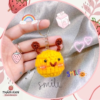 Móc khoá đom đóm jack 97, móc khoá handmade, đan len