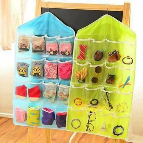 Sỉ 50 túi treo 16 ô ( màu ngẫu nhiên )