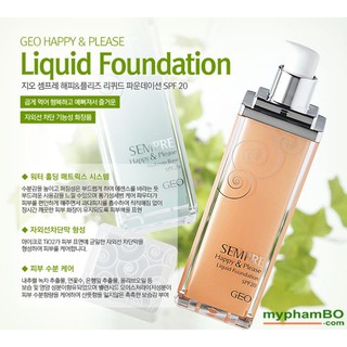 Kem lót GEO Sempre Happy And Please Makeup Base