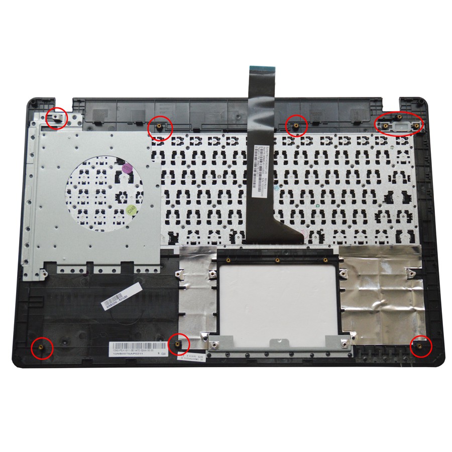 Mặt C kèm phím laptop Asus X550 X550V F550V A550J Y581C R510JK K550JK X552L X550LD f552v vs55 X552V A550J X552C X552E