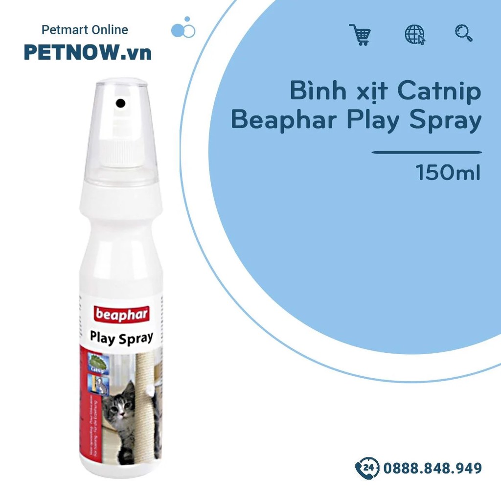 Bình xịt Catnip Beaphar Play Spray 150ml
