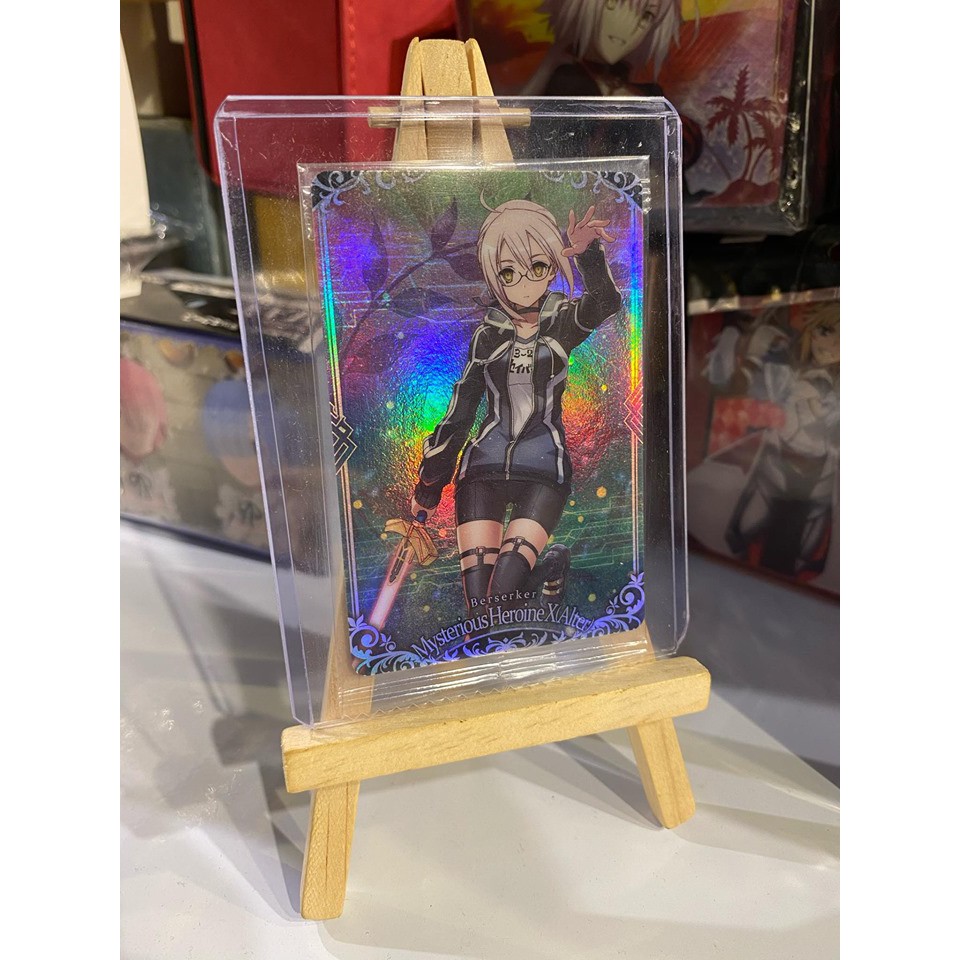 Thẻ bài bánh xốp Fate Grand Order FGO Mysterious Heroine X Alter SP - Super Rare - Tặng bọc bài nhựa bảo quản