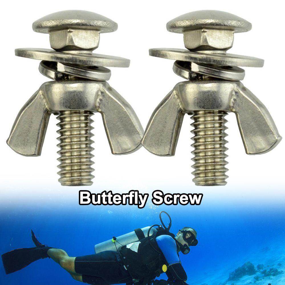 Bộ 2 Ốc Vít Bướm Gắn Lưng Lặn Thể Thao Ngoài Trời