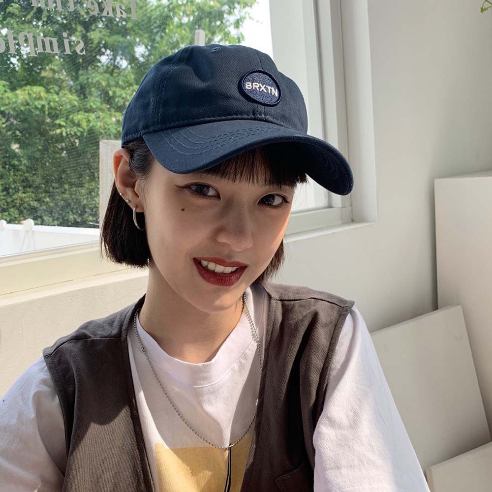 MKEB Mũ Lưỡi Trai Thêu Chữ Phong Cách Hip Hop Kiểu Hàn Quốc Cá Tính Dành Cho Phái Nữ