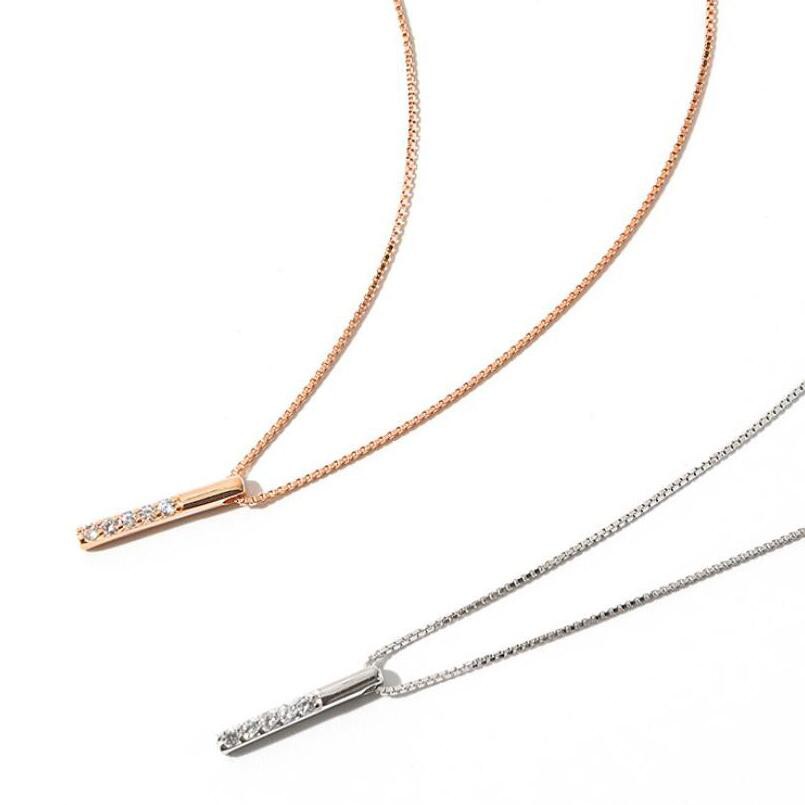 Dây chuyền mạ vàng / bạc mặt đính đá đơn giản thanh lịch dành cho nữ