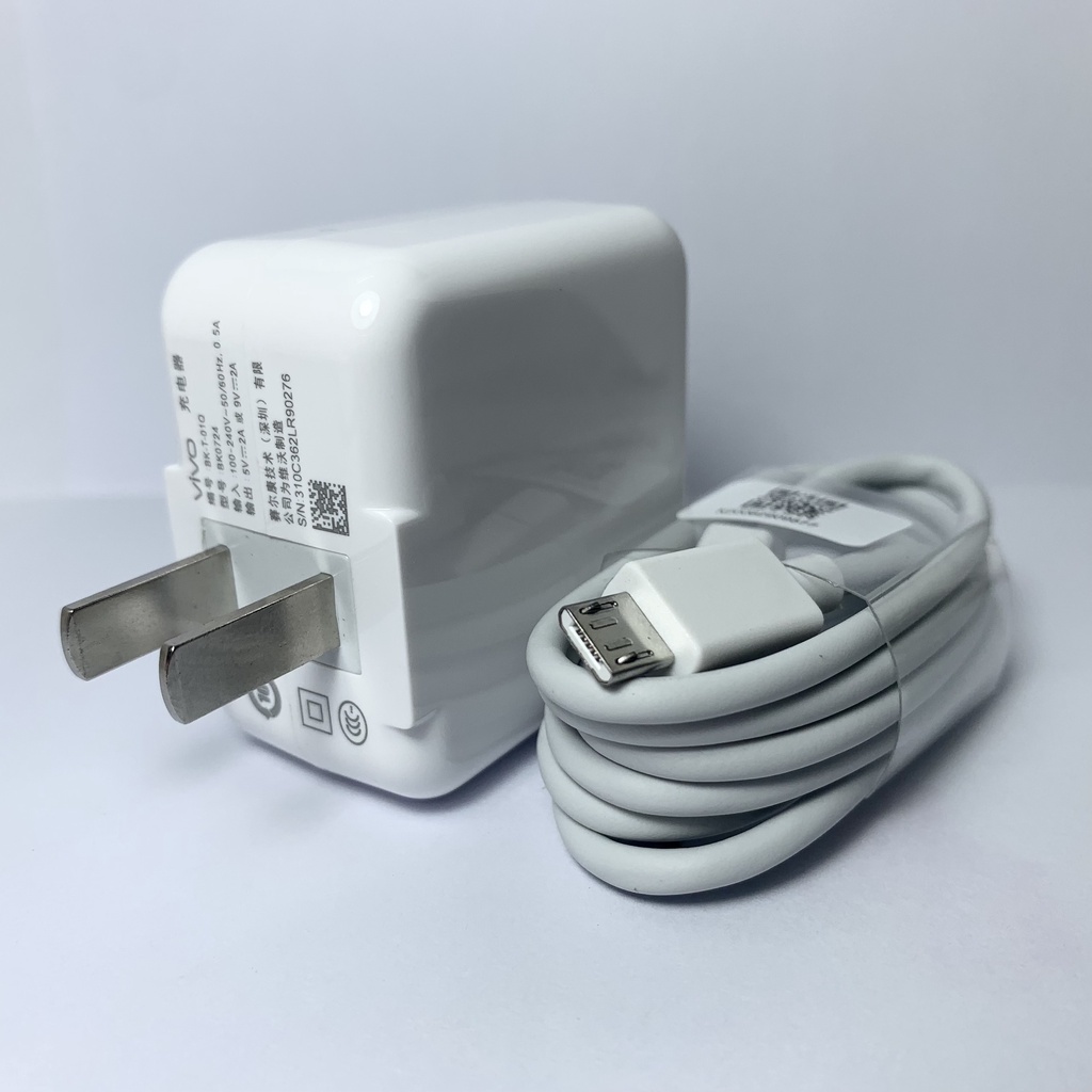 Bộ sạc nhanh VIVO 18W BK-T-01Q, cáp USB - type C , USB-micro, Chính hãng - Bảo Hành 6 tháng