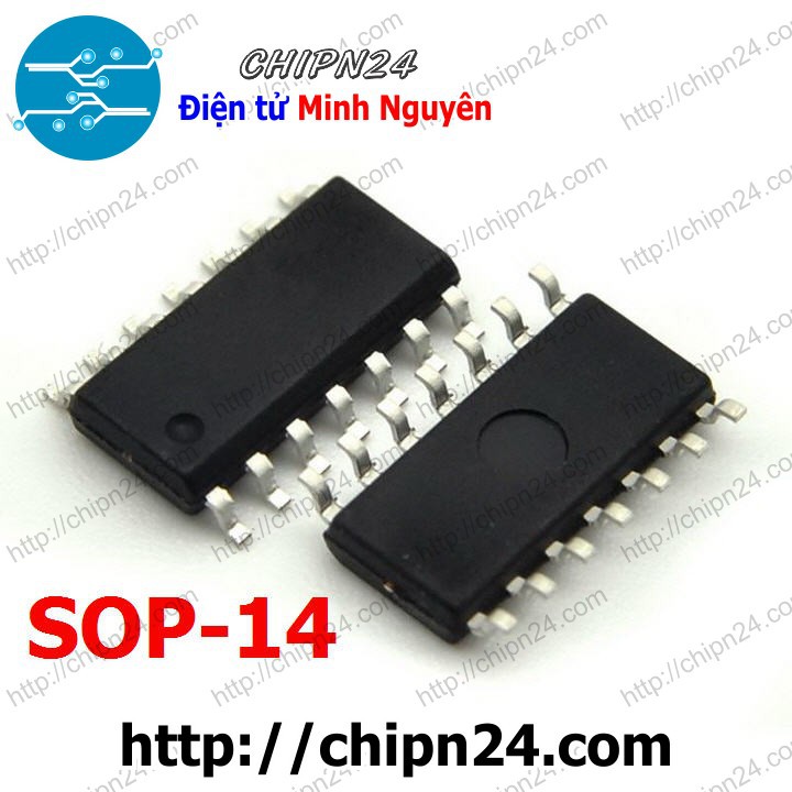 [3 CON] IC CD4066 SOP-14 (SMD Dán) (CD4066BM 4066)