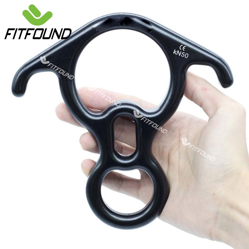Móc Dây Leo Núi Chuyên Dụng Mỏ Neo Hình Số 8 Treo Võng Bay Aerial