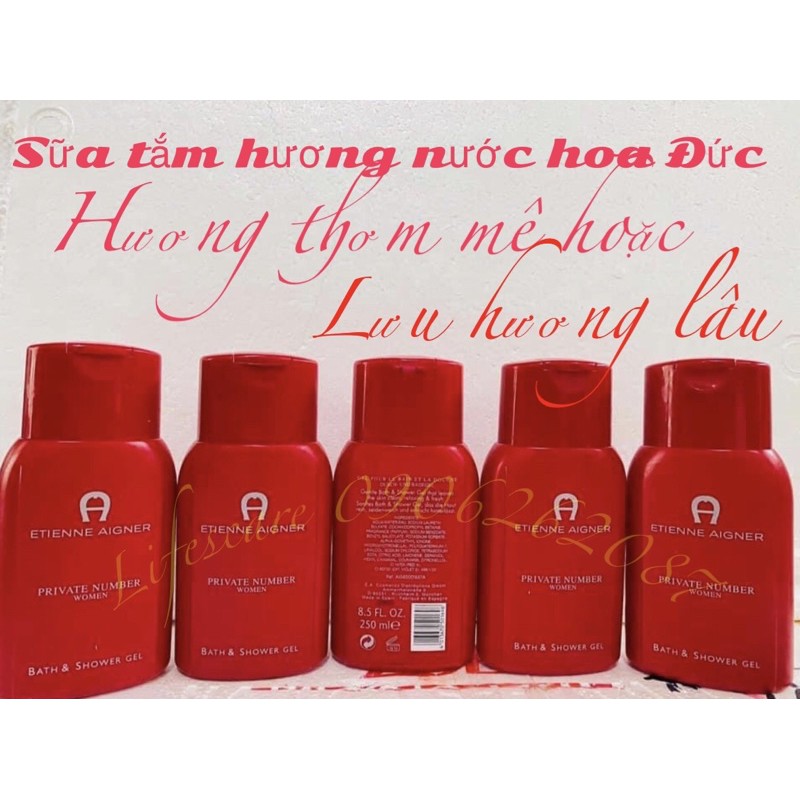 Sữa Tắm Chữ A Đức, Hương Nước Hoa ETIENNE AIGNER, 250ml