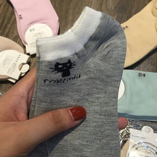 Bộ 5 đôi tất miu nữ hình mèo