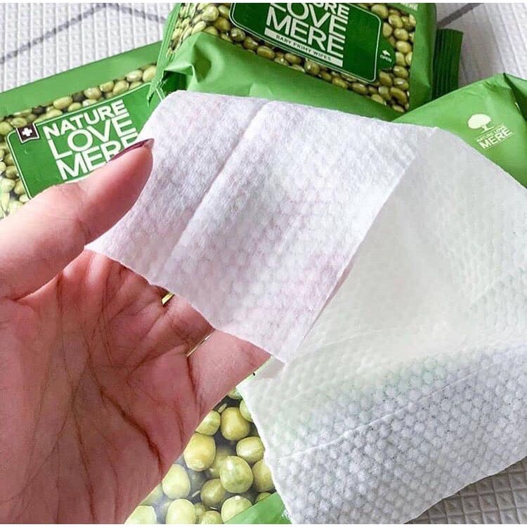 ⚡ CHÍNH HÃNG⚡ Khăn Giấy Ướt NATURE LOVE MERE Hàn Quốc Cao Cấp (BỊCH LỚN 70 TỜ)