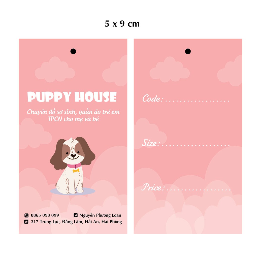 1000c Tag PUPPY House