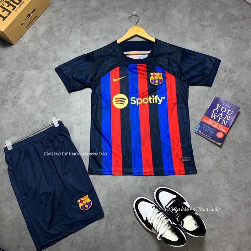 Bộ quần áo đá bóng CLB Barca 2022/2023 hàng cao cấp Thailand
