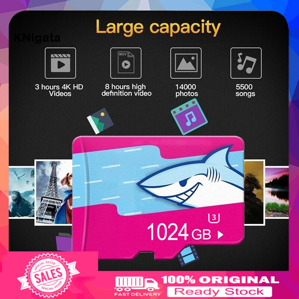 Kk Thẻ Nhớ Tf 128g / 256g / 512g / 1t Cho Điện Thoại / Máy Ảnh